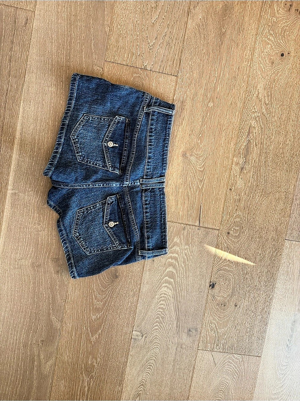 Denim Jean Shorts in Blue